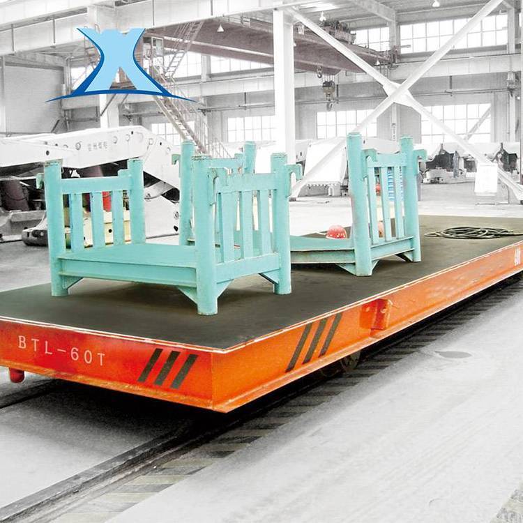 大型车间转运平板 RGV自动化导轨转运车重载平板轨道小车10t