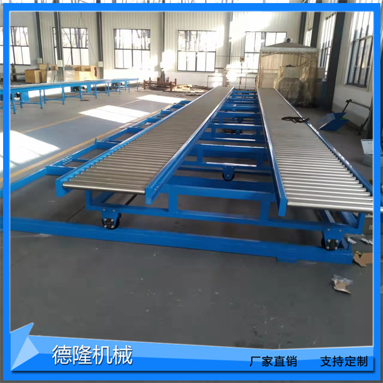 滚筒不锈钢输送机 快递物流分拣辊道输送线 纸箱托盘运送滚筒线