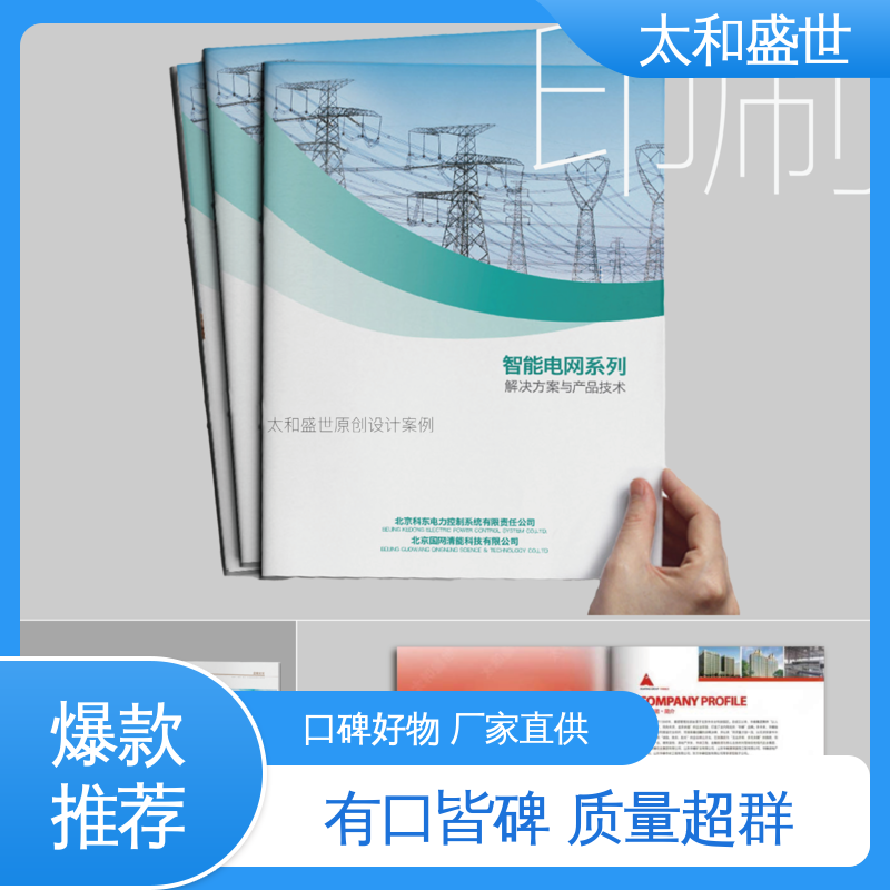 提升企业形象 产品简介设计 风格多样 太和盛世
