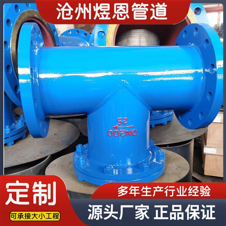 沧州煜恩管道 T型过滤器  厂家供货