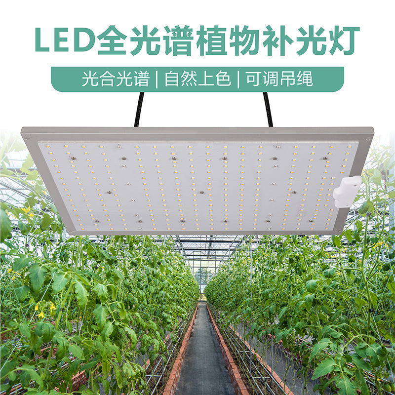 全光谱大功率蔬菜大棚种植led补光 方形面板量子板调光植物生长灯