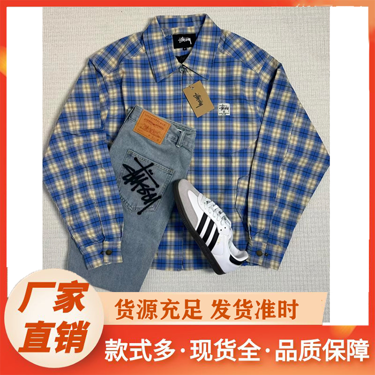 男装厂家 休闲外套男秋新款贴标装饰男士夹克