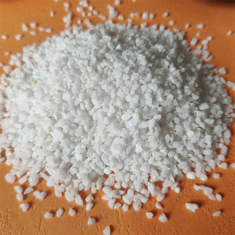 东北岫岩白云石砂厂家供应方解石砂精白砂40-80雪花白砂
