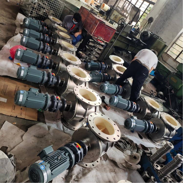 星型卸料器 不锈钢卸灰阀 方口圆口电动关风机 除尘器配件下料器