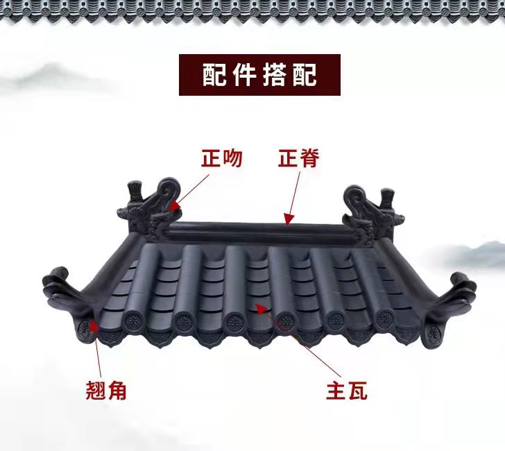 仿古瓦、仿古一体瓦实力厂家