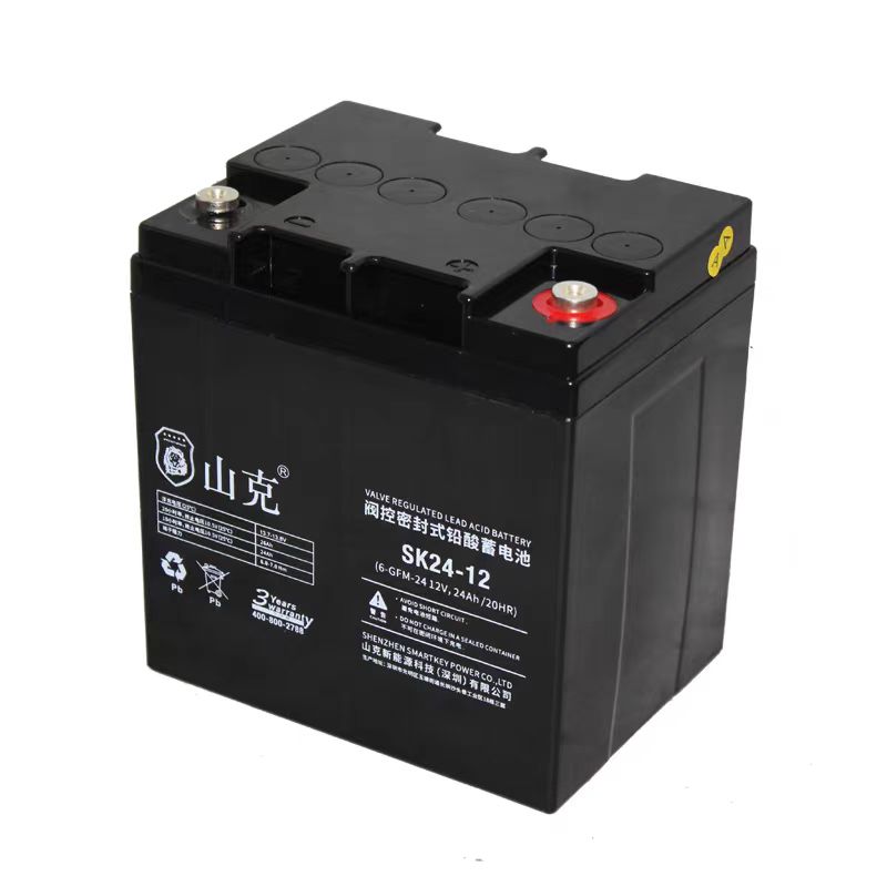 山克蓄电池12V-24AH
