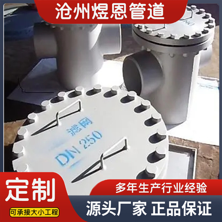沧州煜恩管道 抽出式滤网  生产厂家