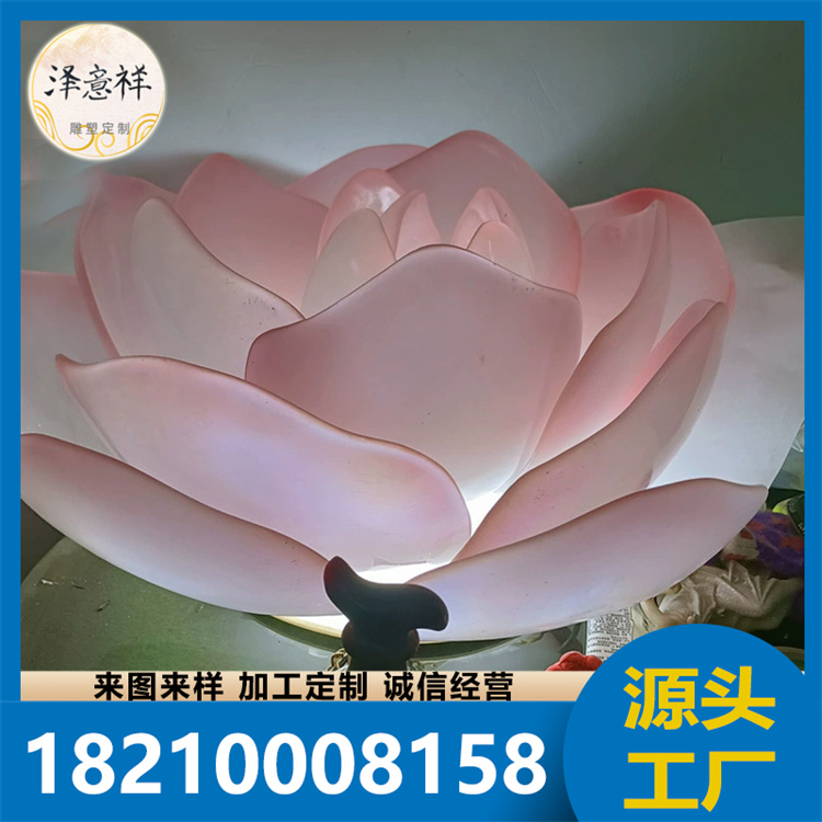 透明发光雕塑厂家来图来样定制