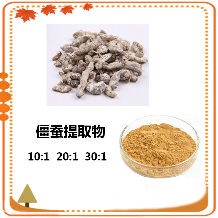 僵蚕提取物 10:1 水提 僵蚕粉 僵蚕蛋白肽 僵蚕水溶粉