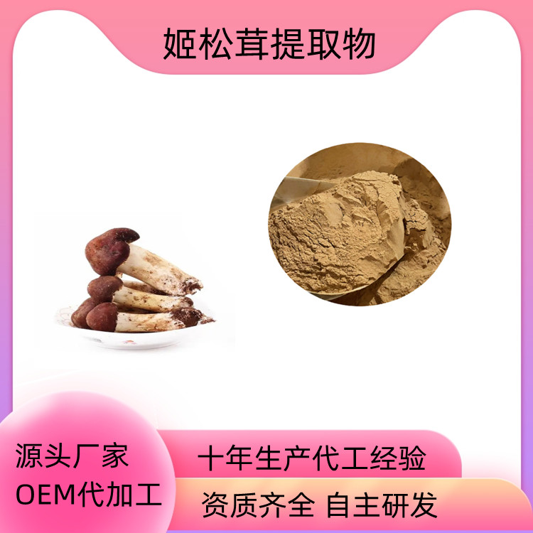 姬松茸提取物 水溶性好 浓缩干燥 棕黄色精细粉末 一公斤起订