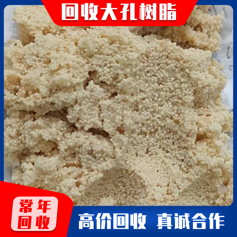 回收大孔树脂 回收过期离子交换树脂 阴离子交换树脂回收 废弃大孔树脂收购 树脂回收利用率高