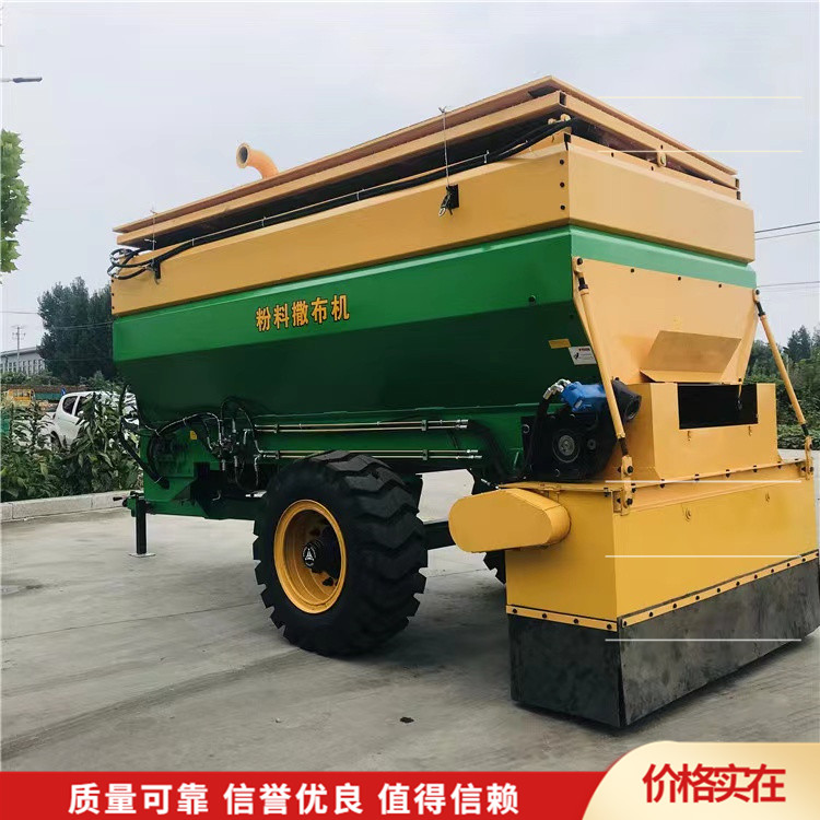 公路养护三七灰撒布车 工程用干湿消解灰摊铺车 撒料车