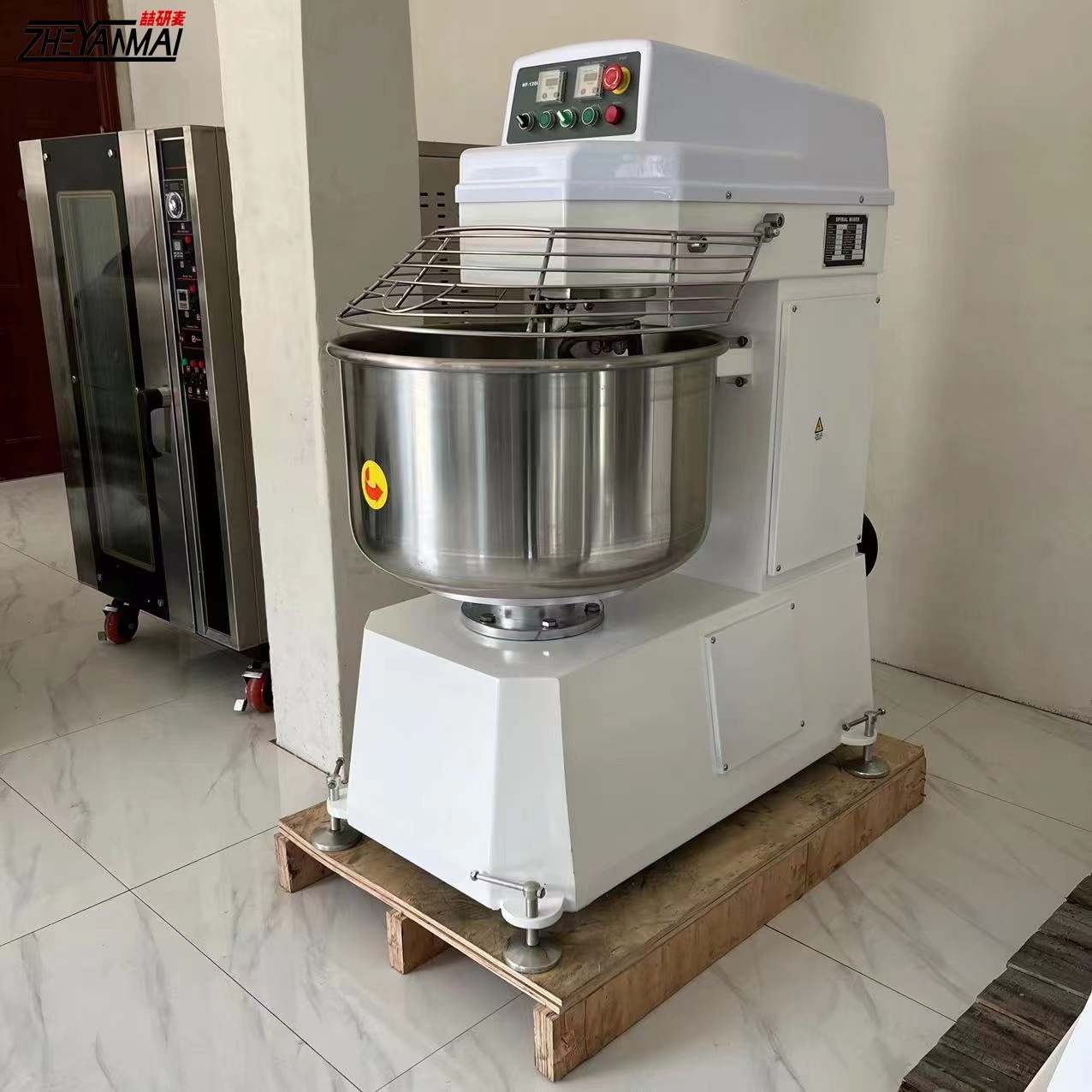 商用120L和面机 双速双动50kg面粉揉面机 快速打面机搅面机