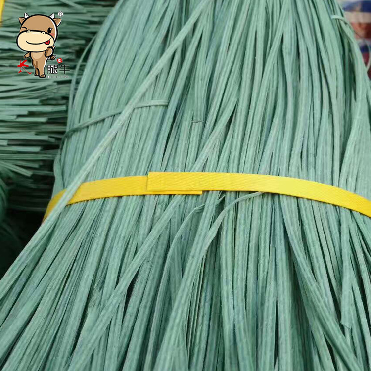 批量生产胶篾工地扎带扎篾塑料扎蔑绿色黑色万德包装胶蔑扎蔑绳