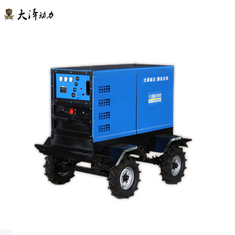 600A柴油发电电焊机双把焊