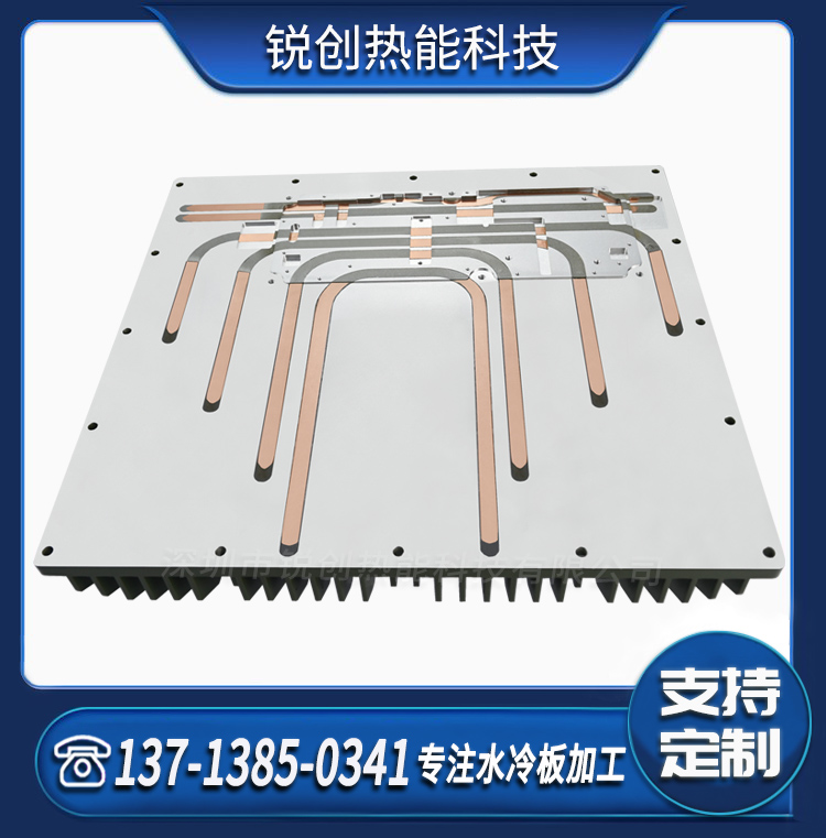 CNC精密热管散热器 铲齿AL6063加工 大功率铝制品电子散热型材定制