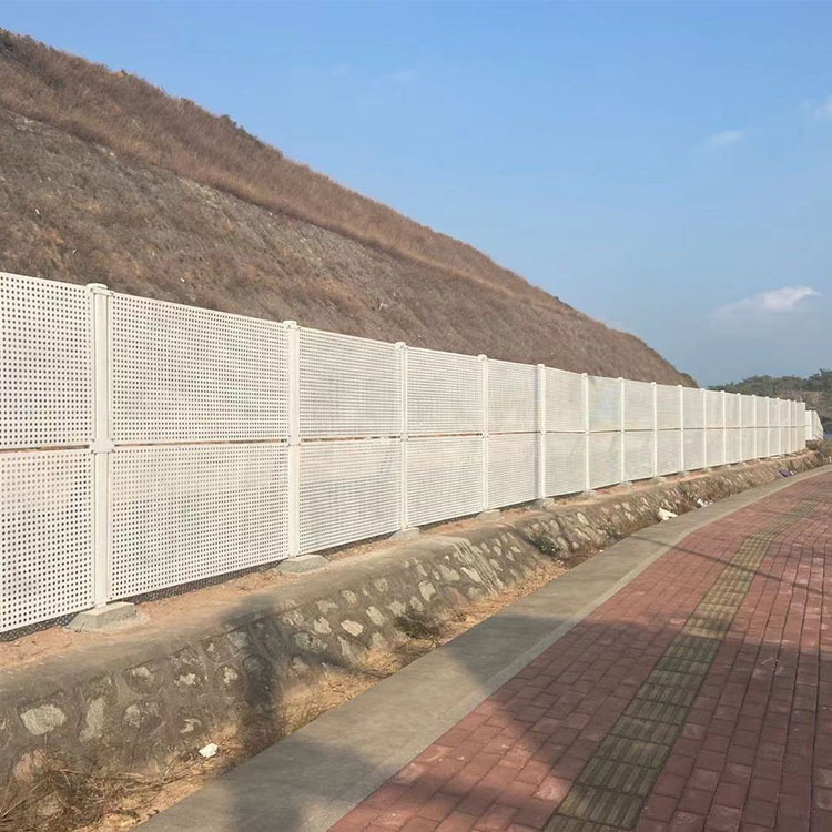 基坑护栏网建筑工地临时隔离围挡沿海防风冲孔施工围挡圆孔百叶孔