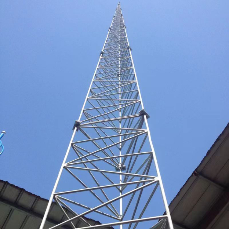 楼顶装饰钢结构避 雷塔 钢管独管角钢建筑避雷 塔镀锌 避雷塔