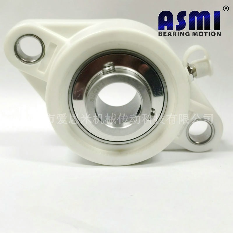 塑料座不锈钢外球面轴承 ASMI菱形带座轴承UCFL204 205 206 207 208 现货批发价格