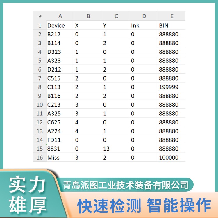 芯片map校验机 青岛派图