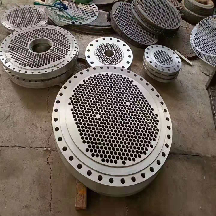 压力容器不锈钢蒸发器16mn 锻造冷凝器Q245R Q345R管板