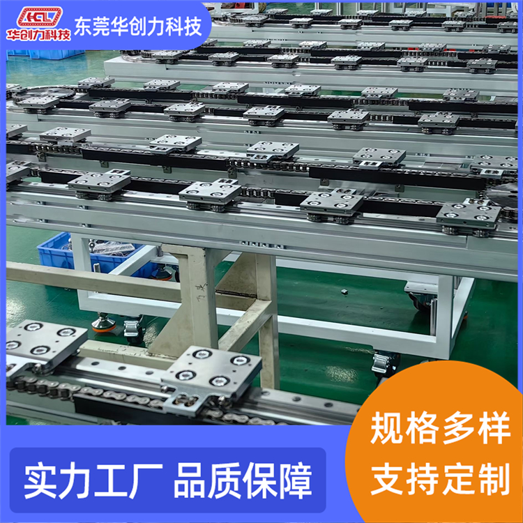 直径600带齿带动力环轨 环形循环流水线生产厂家 华创力