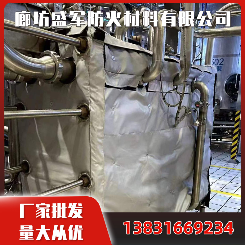 可拆卸保温套 油田管道执行器防火罩 保温套耐高温防腐蚀 可来图定制