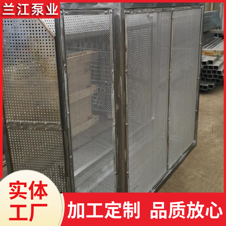 格栅式除污机 电动提篮格栅 泵站提篮格栅清污机 细格栅兰江泵业