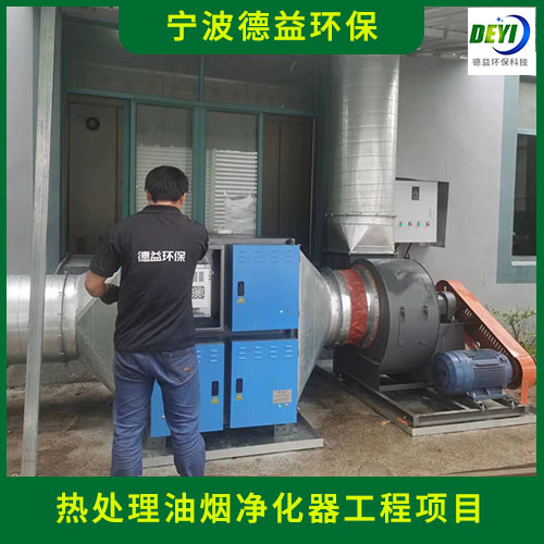 宁波德益环保 淬火炉油烟净化器 结构紧凑 性能稳定 实力厂家定制
