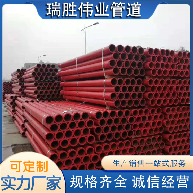 沧州瑞胜伟业管道  地泵管 厂家
