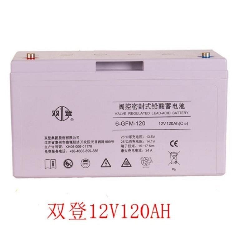 双登蓄电池6-GFM-100 12V100AH直流屏 配电柜 UPS电源 通信基站