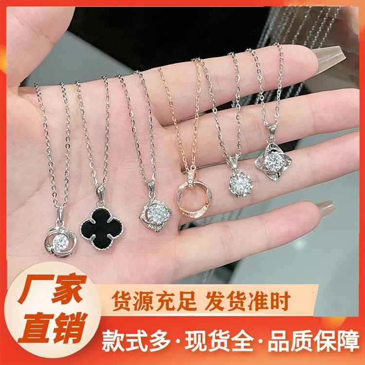 项链 复古项链海外热销镂空拼接首饰套装女