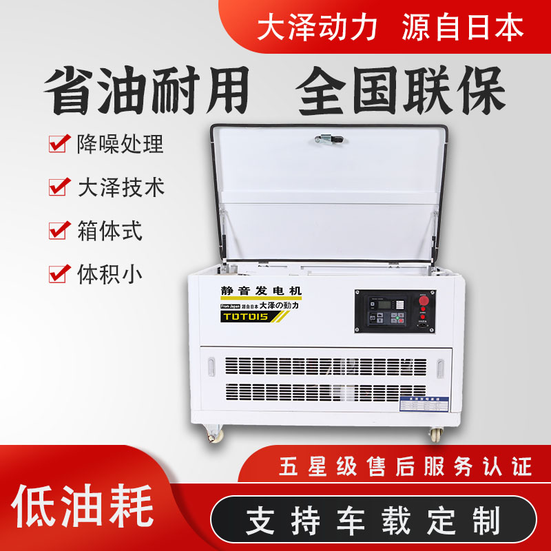 大泽动力 10KW-25KW汽油发电机组