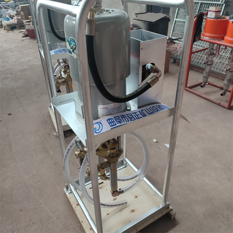 移动方便的双液注浆泵 ZZQ-1.1/6 煤矿高分子材料用注浆装置 操作灵活的便携注浆泵 井下堵漏充填注浆泵