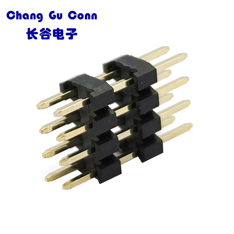排针连接器 计算机主板上有大量的排针接口 用于连接内存条