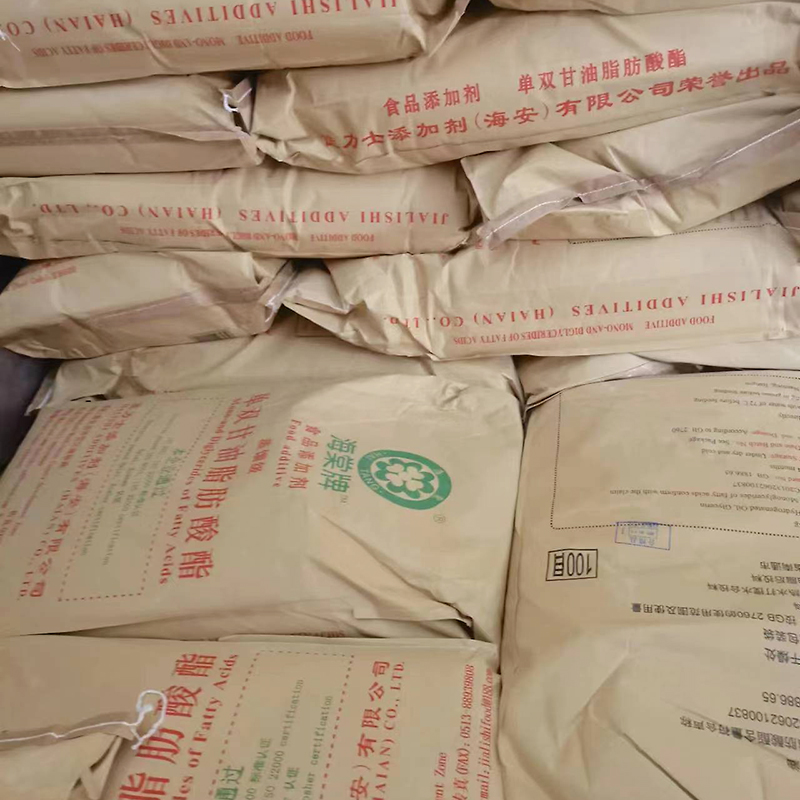 单双甘油脂肪酸酯食品乳化稳定剂糖果米面制品冰淇淋糕点饮料