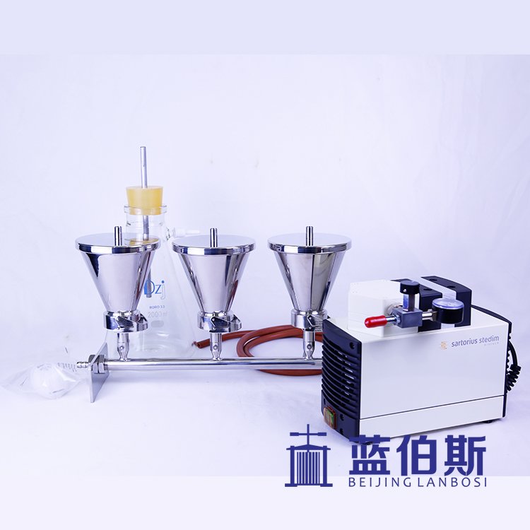 德国Sartorius赛多利斯三联不锈钢抽滤漏斗微生物检测配套仪器 充足货源