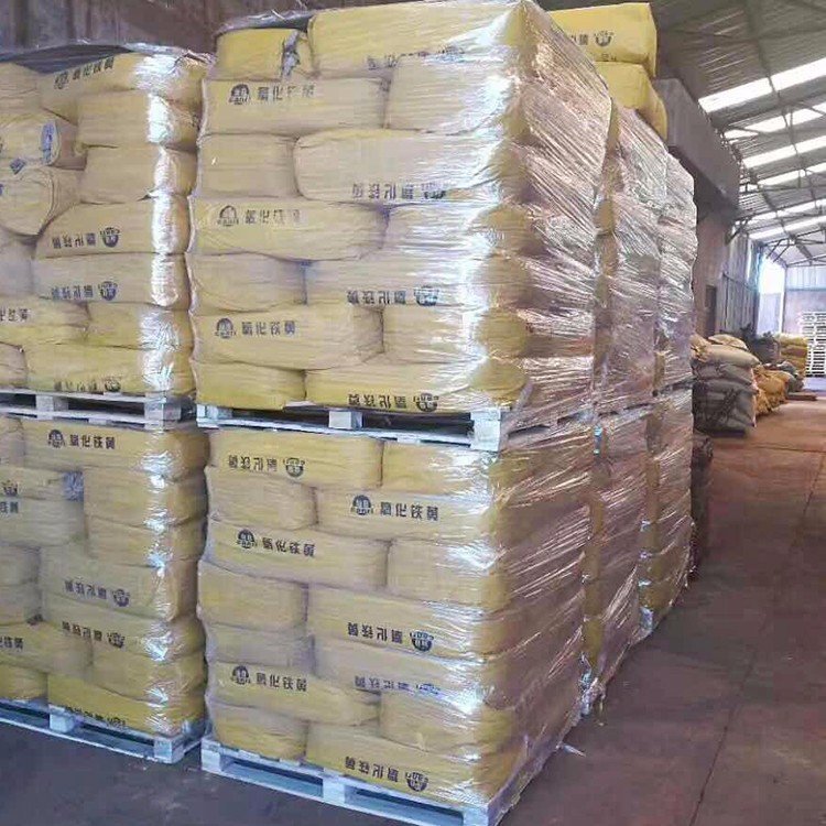 氧化铁黄水泥彩砖用黄色粉橡胶涂料氧化铁黄