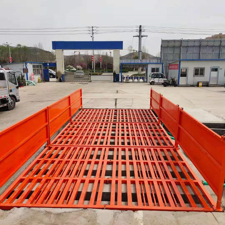 工地清洗设备 平板式洗车台 洗轮机 承重力强大型工程车辆冲洗设备