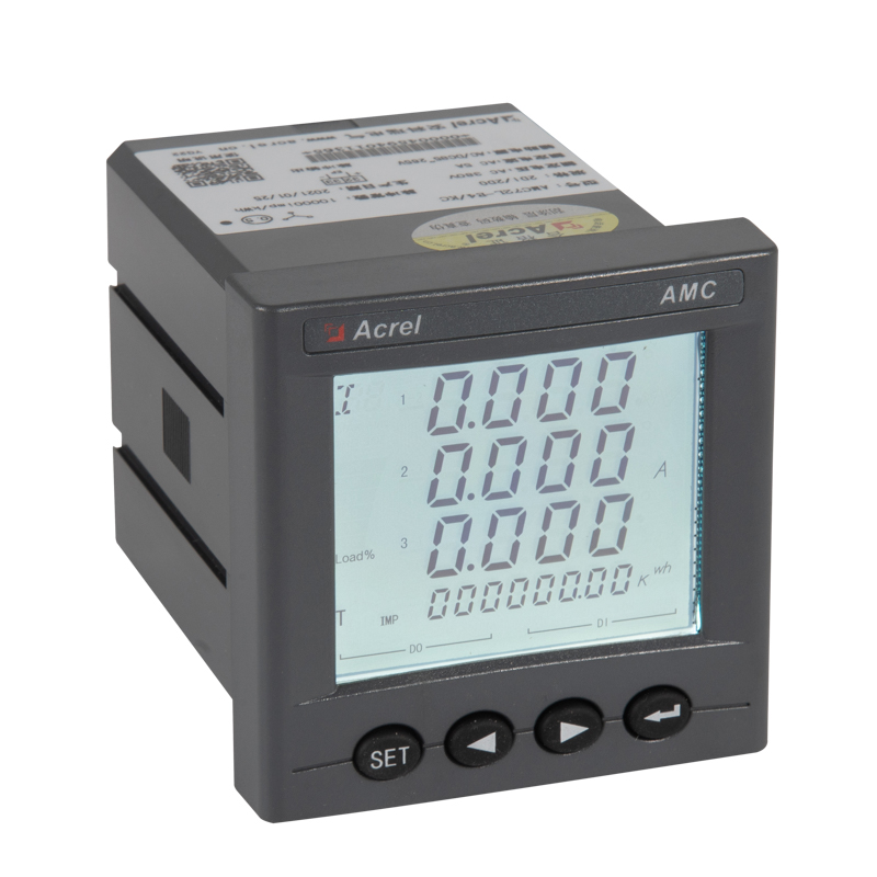 安科瑞AMC72L-E/C单相多功能电表嵌入式安装开孔67*67厂家发货
