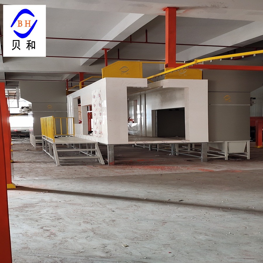 大旋风喷粉房 大旋风PP板喷粉房 环保PP板喷粉房  长工件喷粉房 贝和自动化设备