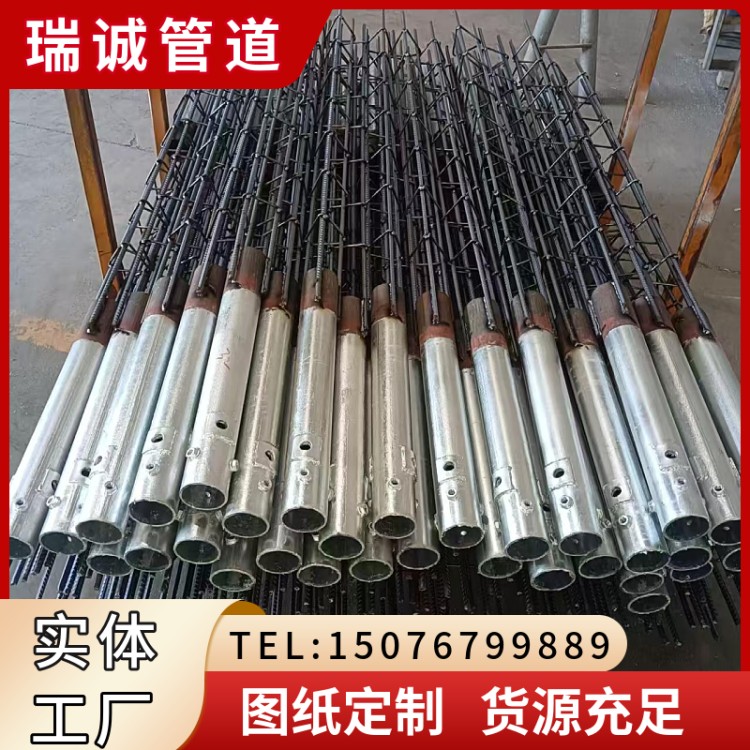 Q233/Q255水泥灌注桩法兰盘蛟龙地锚热镀锌地螺丝螺旋地桩可订做