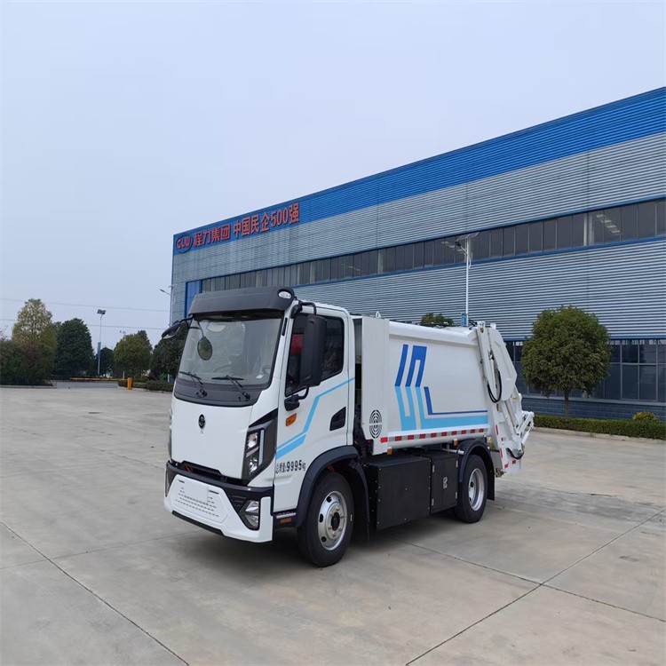 新能源纯电动挂桶式垃圾车 12方压缩式垃圾车