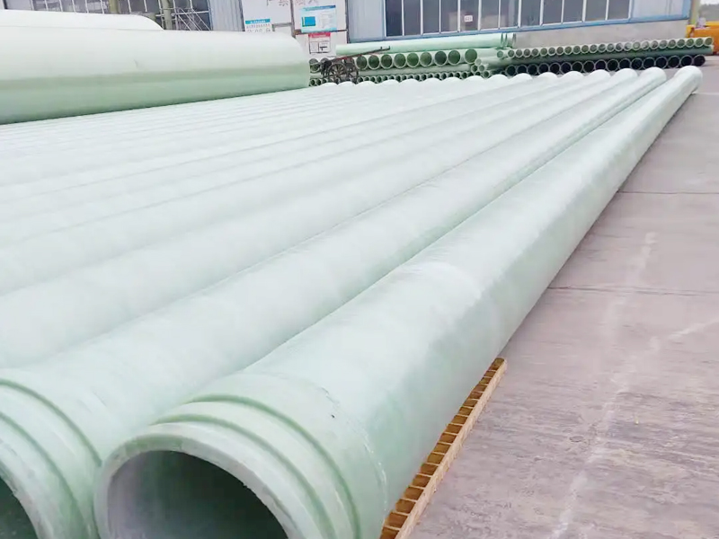 玻璃钢管道地埋式夹砂排污管市政通风排水大口径除臭缠绕管道顶管