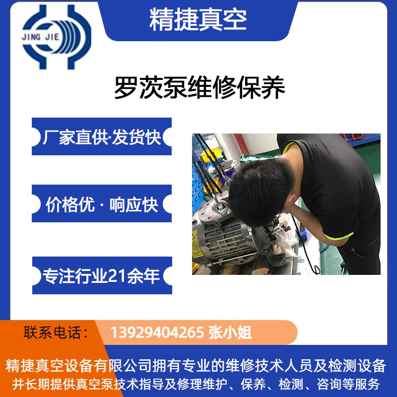 精捷-罗茨泵21年真空泵经验+实力厂家=品质保障型号齐全!
