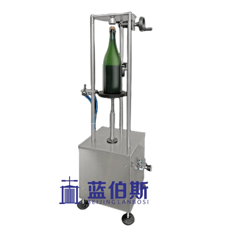意大利进口不锈钢气动大规格起泡酒、香槟、啤酒扎网机