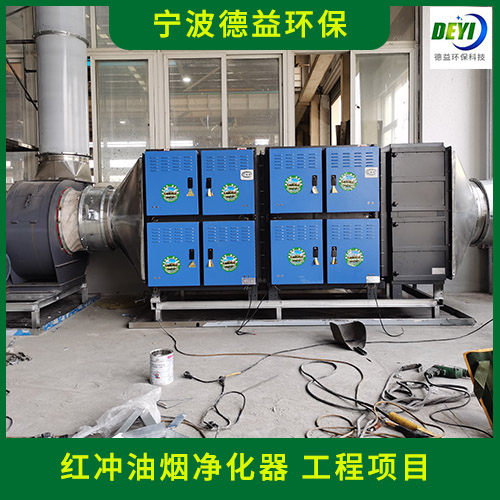 红冲油烟净化器 冲压油烟净化器 德益环保