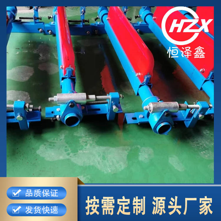 聚氨酯清扫器 恒泽鑫生产 皮带机 不锈钢托辊轴承 迷宫密封 转动灵活