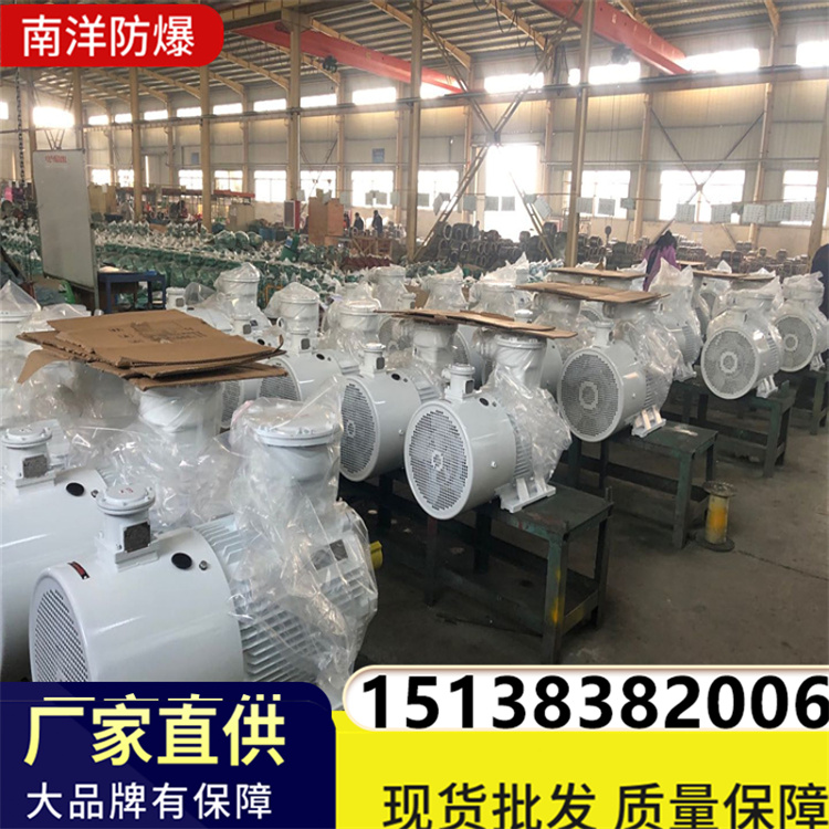 YBBP矿用变频电机 EXDI变频防爆 铸铁 钢板机壳 灰白色