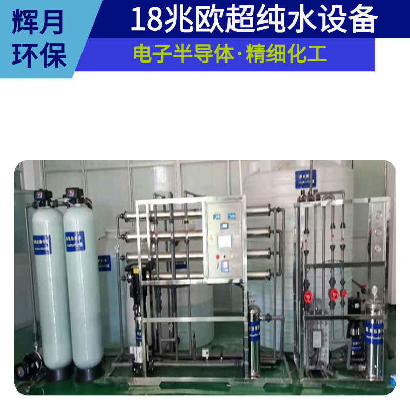 辉月环保 工业去离子水设备厂家 1吨3吨5吨小型净水机现货包邮